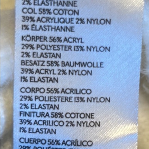 Free People Women's NWT Knit Cowl Pirouette Tunic in Sugar Cloud Combo Size M/L - Picture 8 of 8